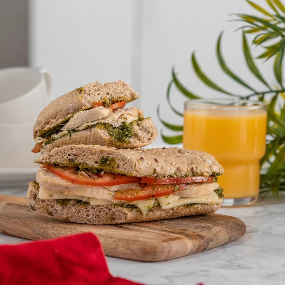 Baguette Multicereal Pollo Caprese, 290 g