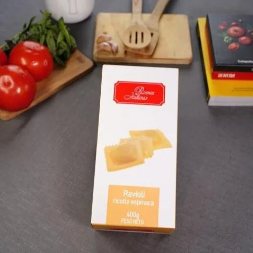 Ravioli Ricotta Espinaca Congelado 400 grs