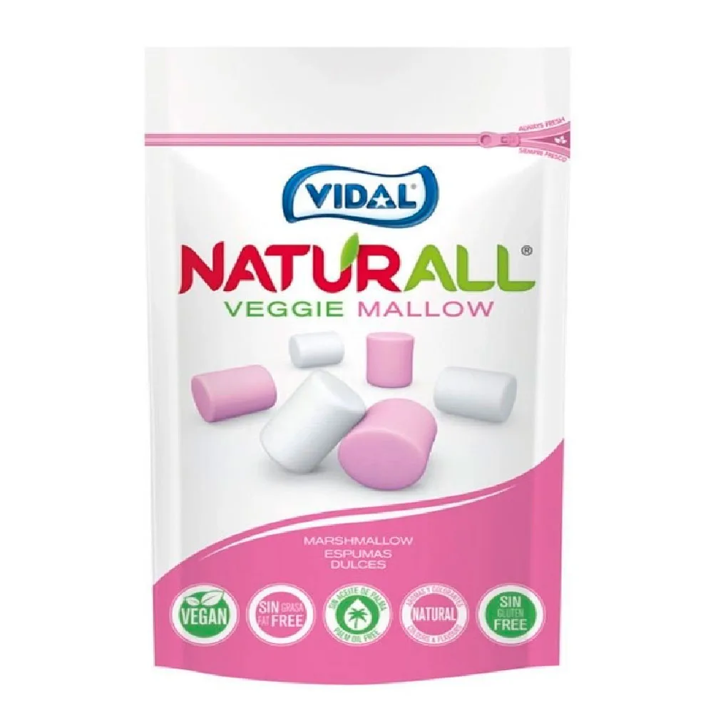 Espumas Dulces Veggie Mallow Vegano Sin Gluten 90 gr