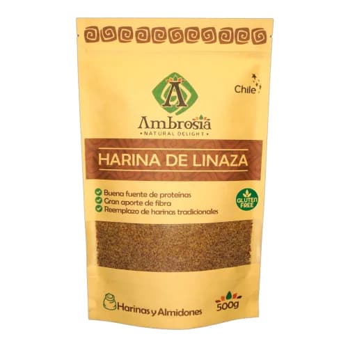 Harina de Linaza libre de gluten 500 grs