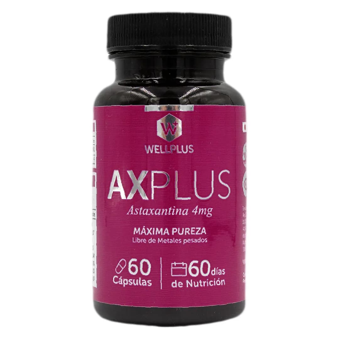 Astaxantina 4 MG AX PLUS 60 cápsulas