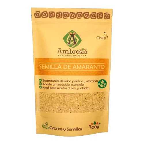 Semilla de Amaranto Libre de gluten 500 grs