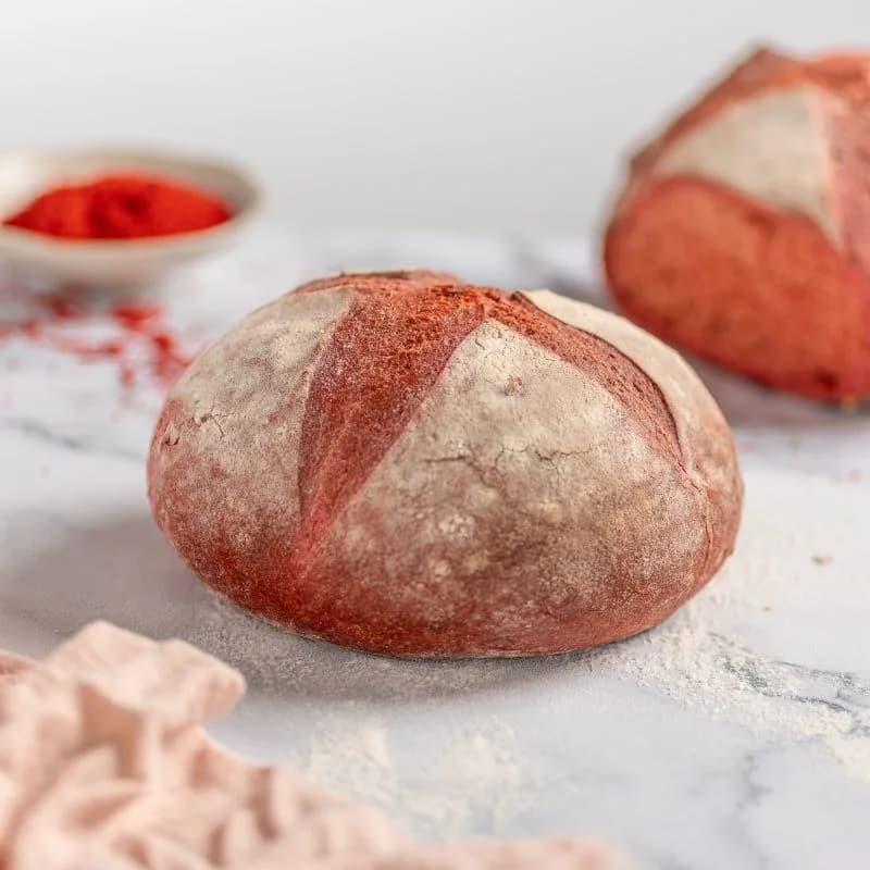 Hogaza Masa Madre Betarraga. Artesanal. Vegano. 450 grs.