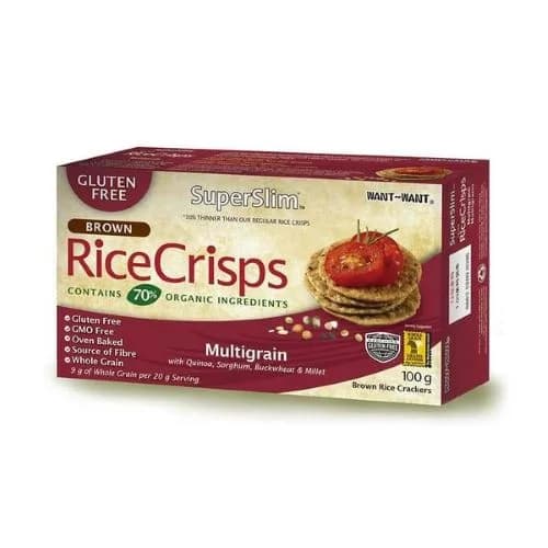 Tostadas de Arroz Orgánica Multigrano sin gluten Vegano 100 grs