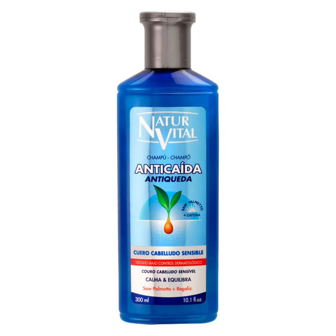 Shampoo Anticaida cabellos Sensibles con Cafeina 300 ml