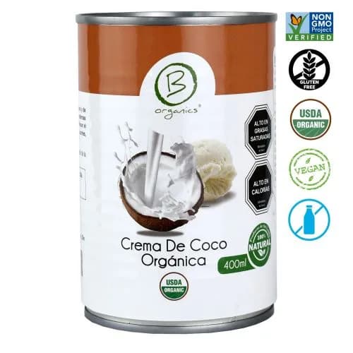 Crema de Coco Orgánico/LG 400 ml