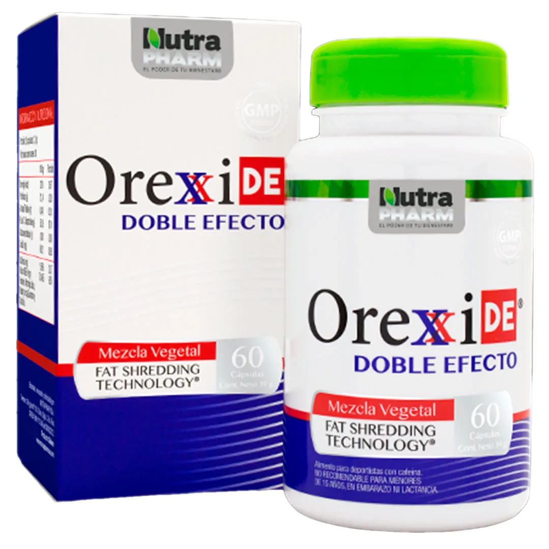 Orexxi Doble Efeto Mezcla Vegetal para el control del Peso 60 comprimidos