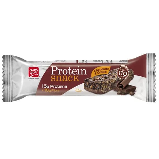 Pack 5 Barras de Proteína Chocolate y Crispis 210 gr