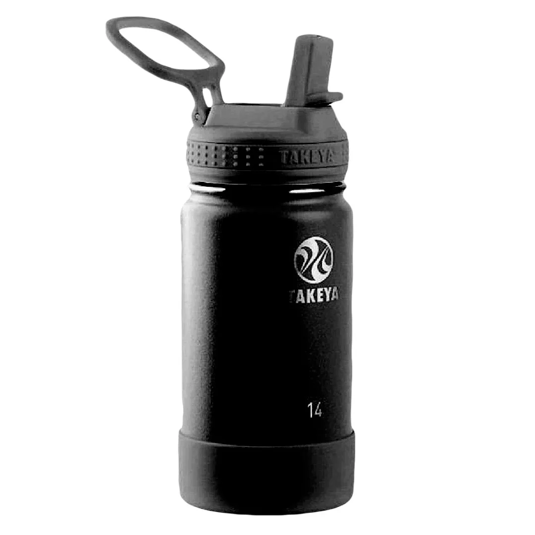 Botella Antigoteo Negra Slate 414 ml