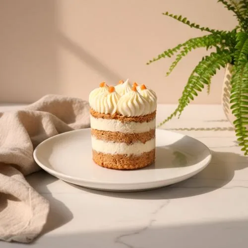 Mini Torta Naked Carrot Cake, Keto, Sin Azúcar Añadida, 130 g