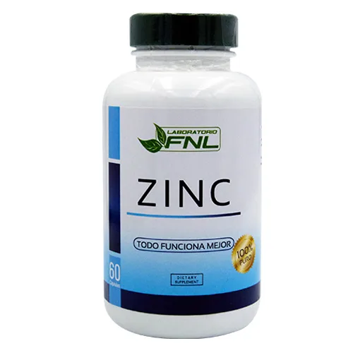 Zinc de Sulfato 250 mg 60 Cápsulas
