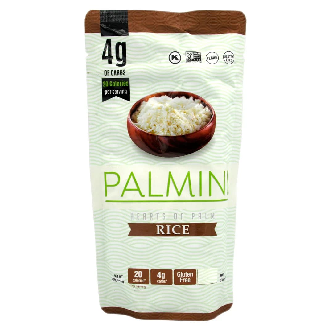 Arroz de Palmitos Keto Vegano Sin Gluten 227 grs