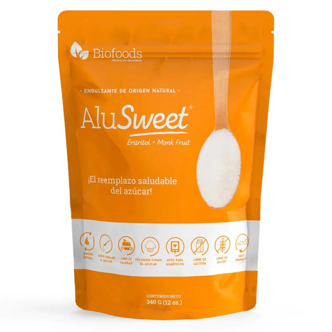 Alusweet Eritritol + Monk Fruit 340 grs