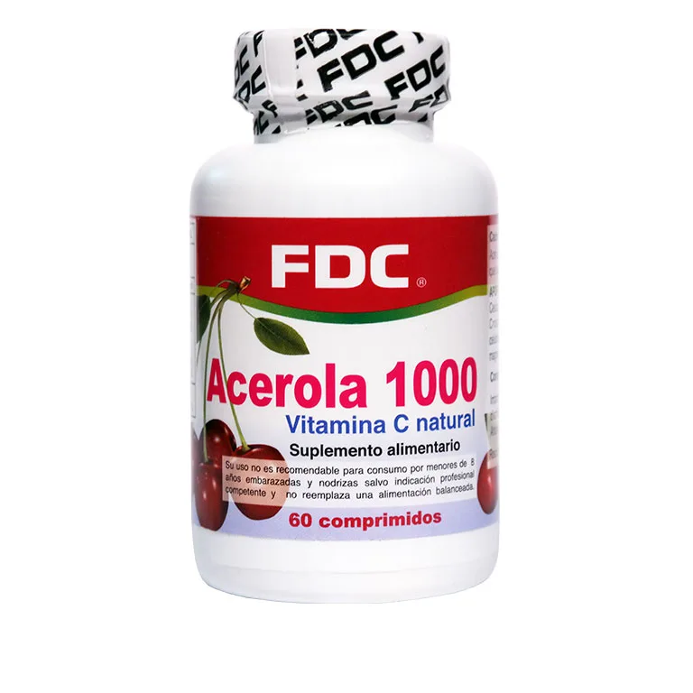 Vitamina C Acerola 1.000 mg 60 comprimidos