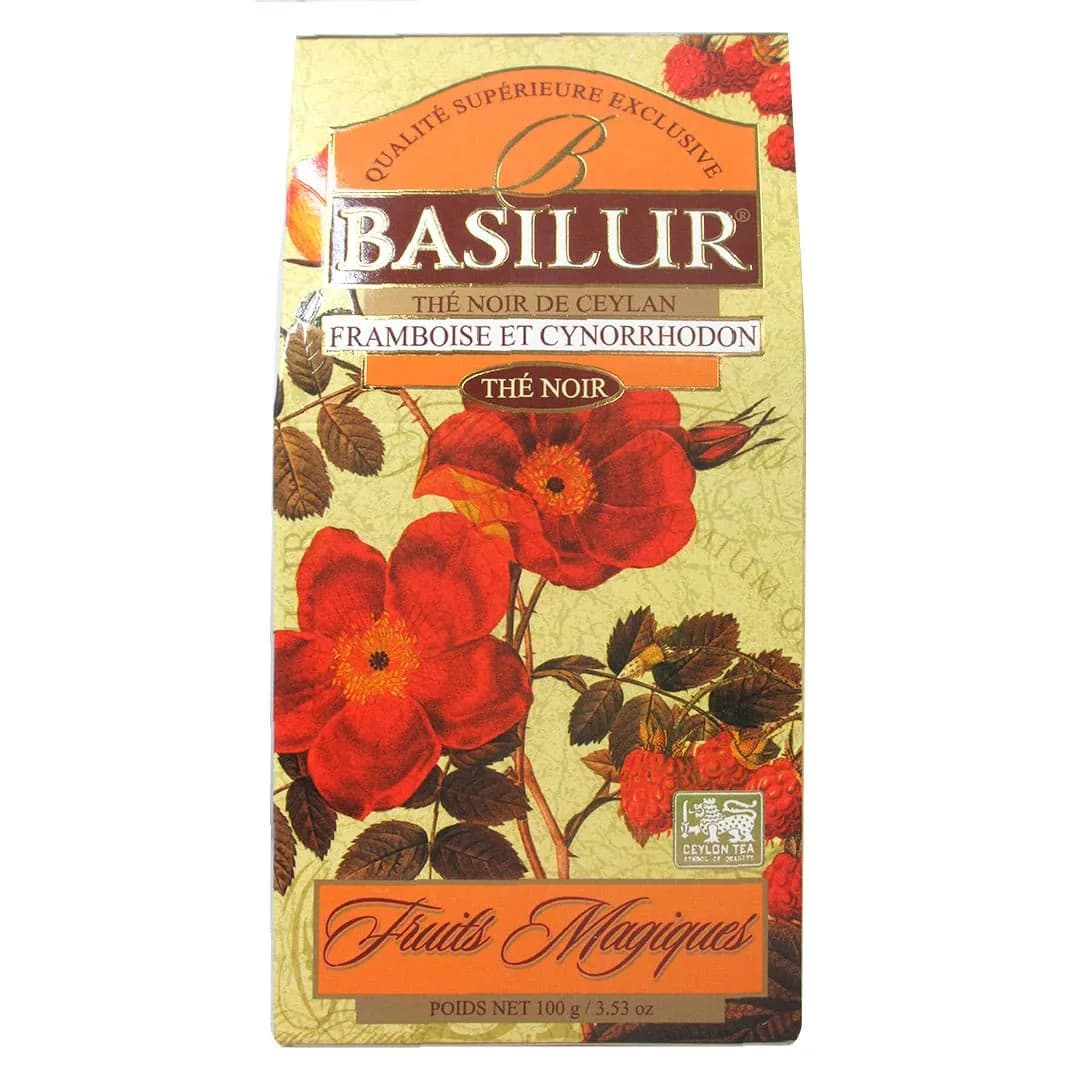 Té Negro Ceylan Frambuesa & Rosa Mosqueta 100g