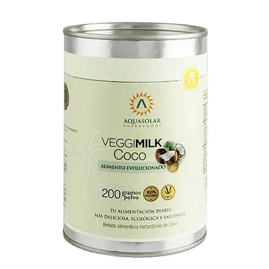 Alimento en Polvo de Coco Veggiemilk 200 Grs