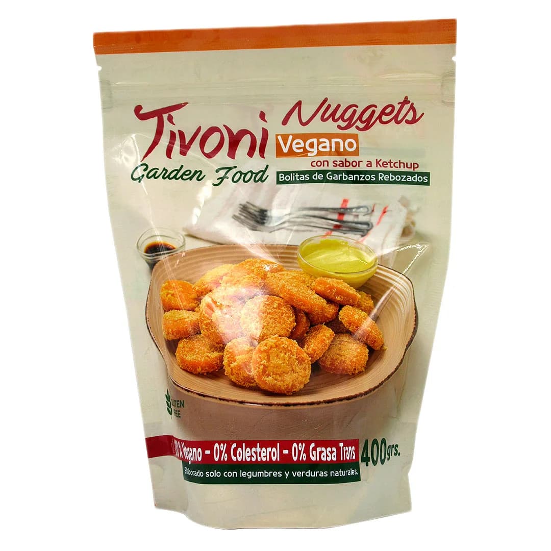 Nuggets Vegano con Ketchup Sin Glúten 400 grs