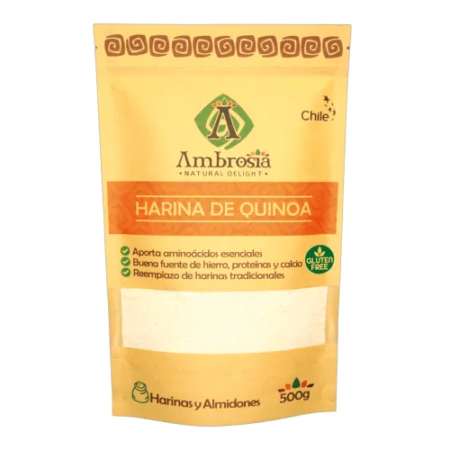 Harina de Quinoa Blanca Libre de gluten 500 grs