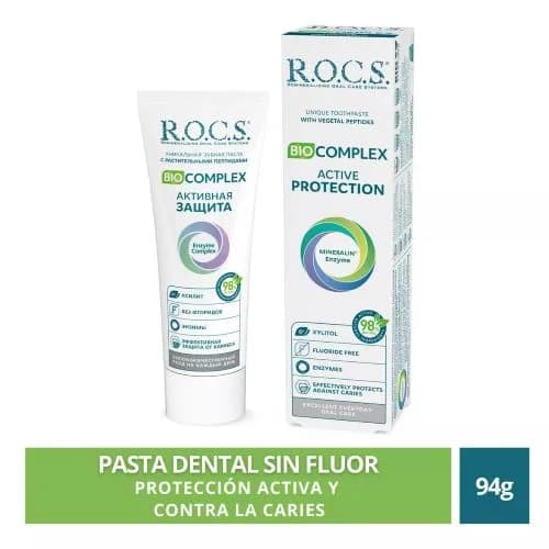 Pasta de Dientes Vegano sin gluten BIOCOMPLEX Active Protection, 94 g
