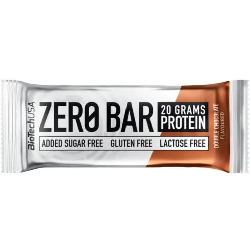 Barra de Proteína Zero Sin Gluten Sin Lactosa Doble Chocolate 50 gr