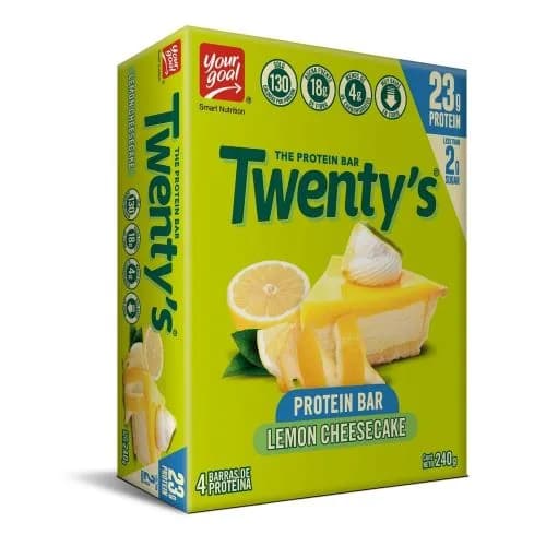 Pack 4 Barra de Proteína Twentys Cheesecake Lemon 60 grs