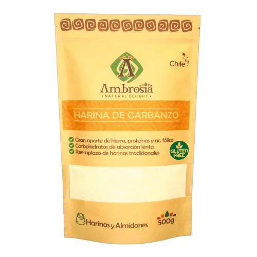 Harina de Garbanzos Libre de gluten 500 grs
