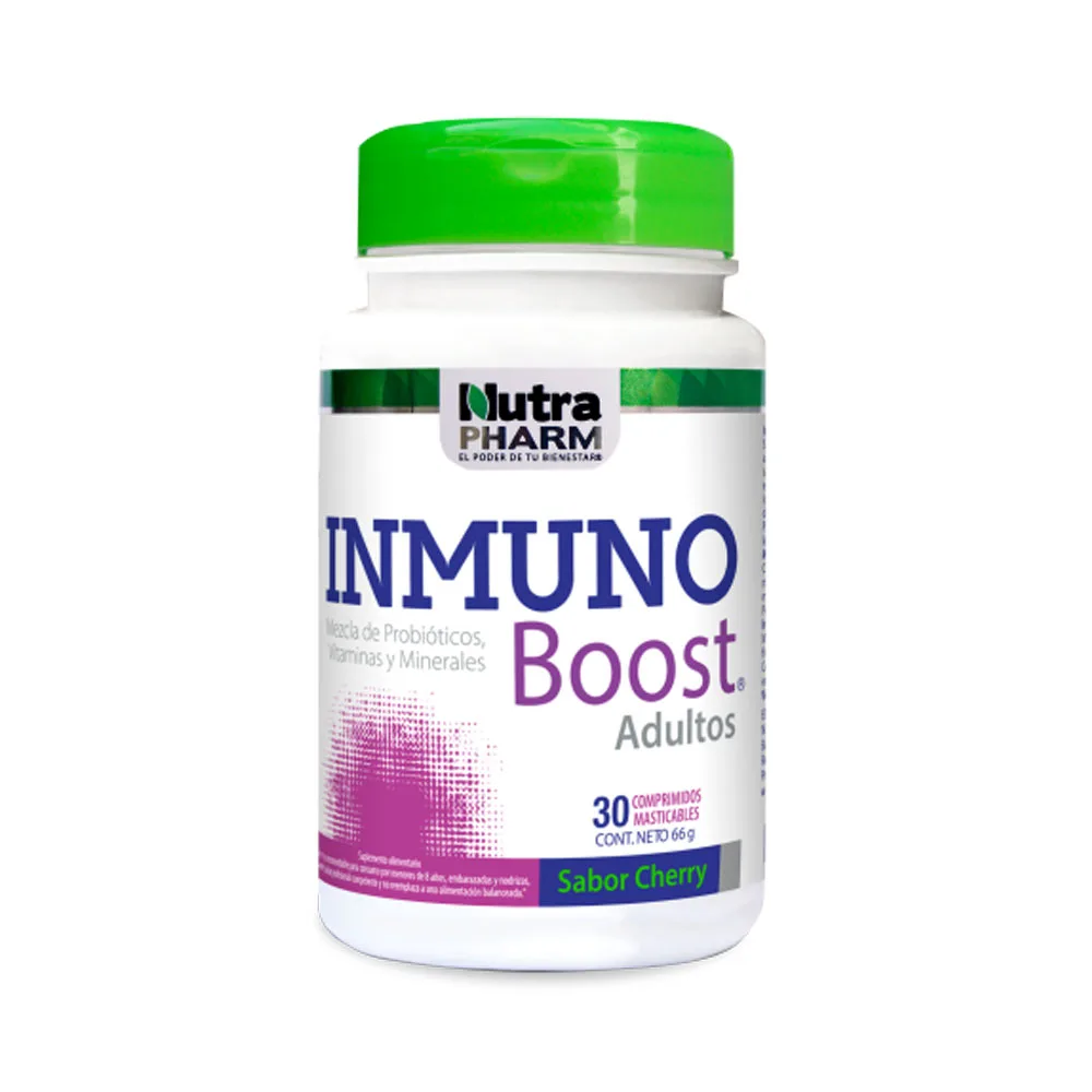 Inmune Boost para Adulto Sabor Cherry 30 comprimidos Masticables