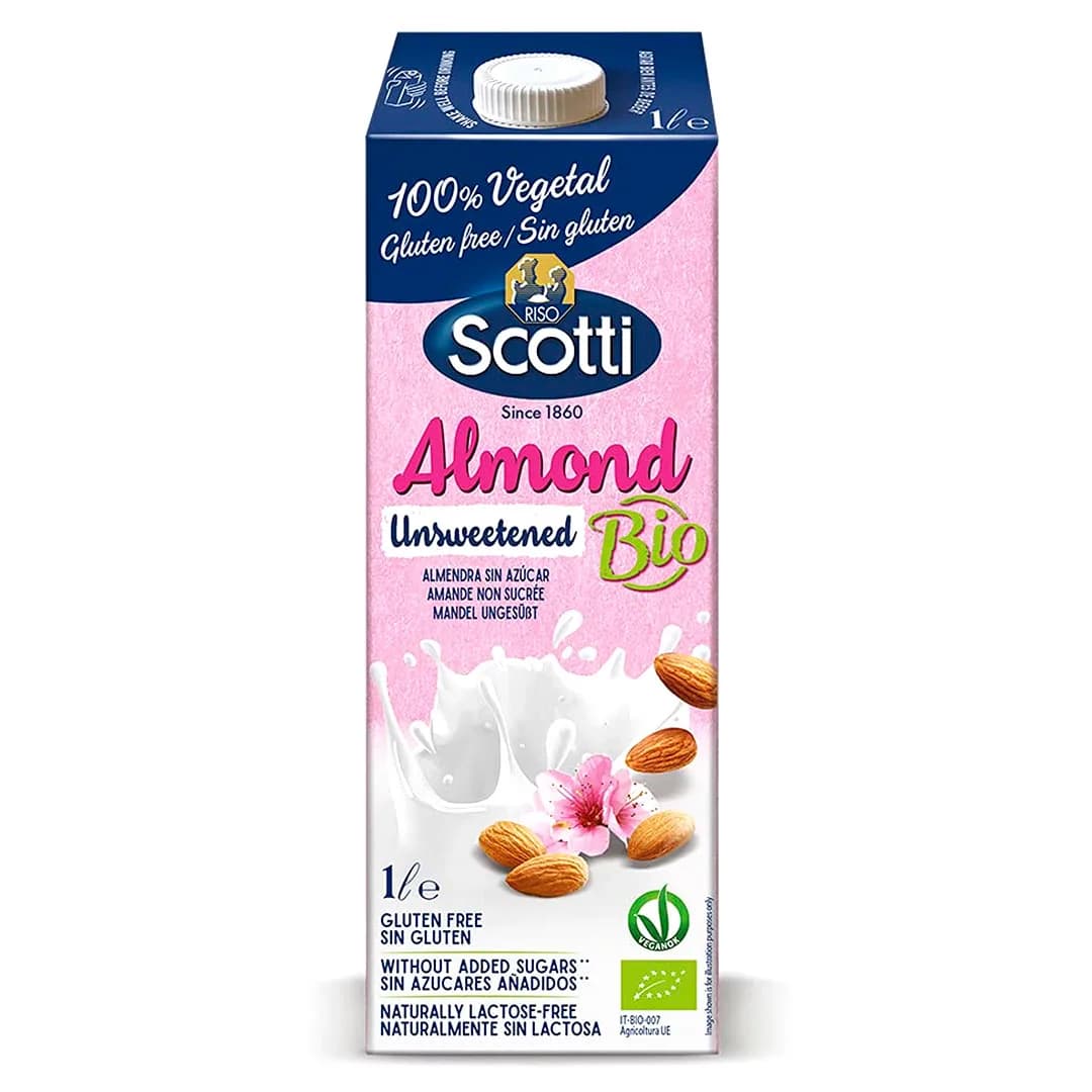Bebida Orgánica de Almendra Sin Azúcar 1000ml