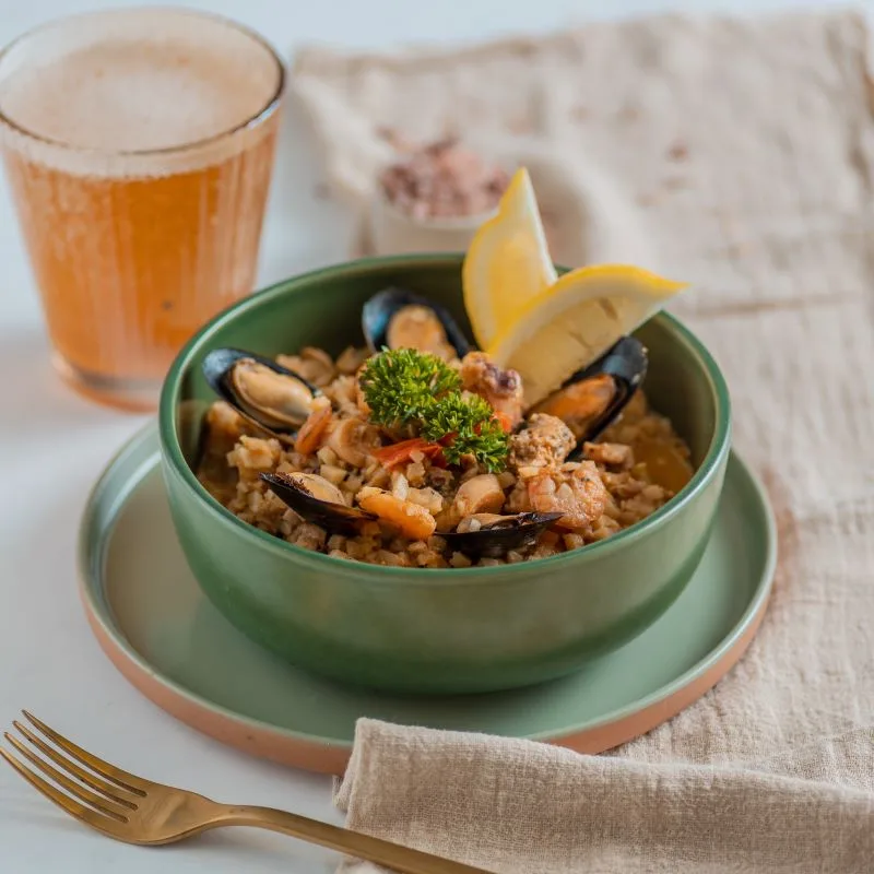 Paella de Mariscos Familiar Keto