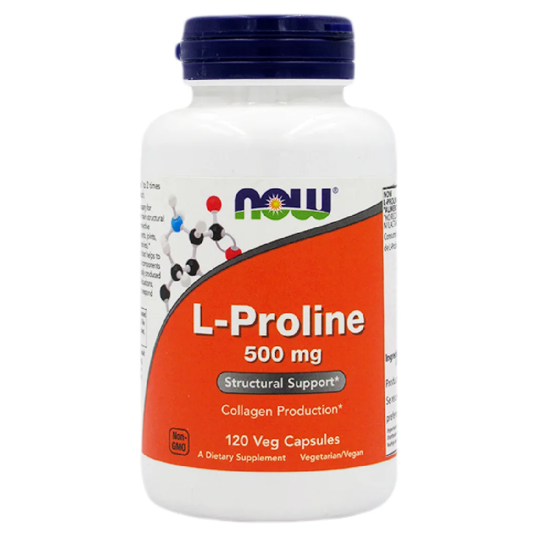 L-Prolina 500 mg 120 cápsulas veganas