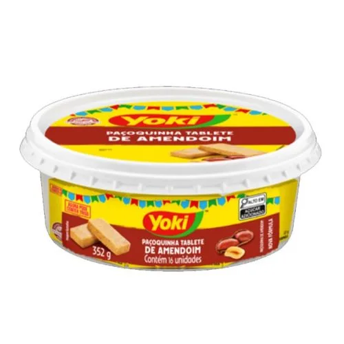 Dulce de Maní Pacoca Tablete 352 gr 18 und de 20 gr.