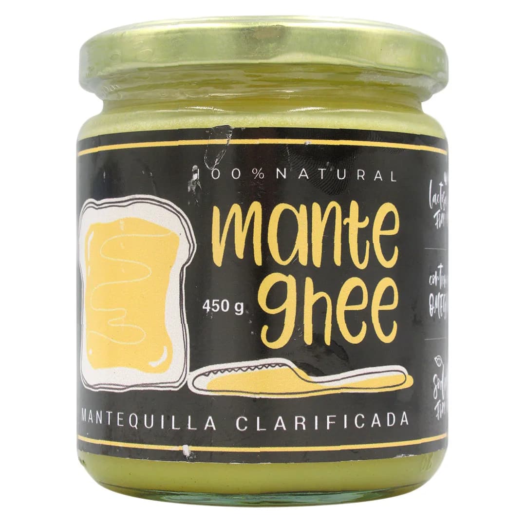 Mantequilla Clarificada 100% natural Sin gluten 450 grs