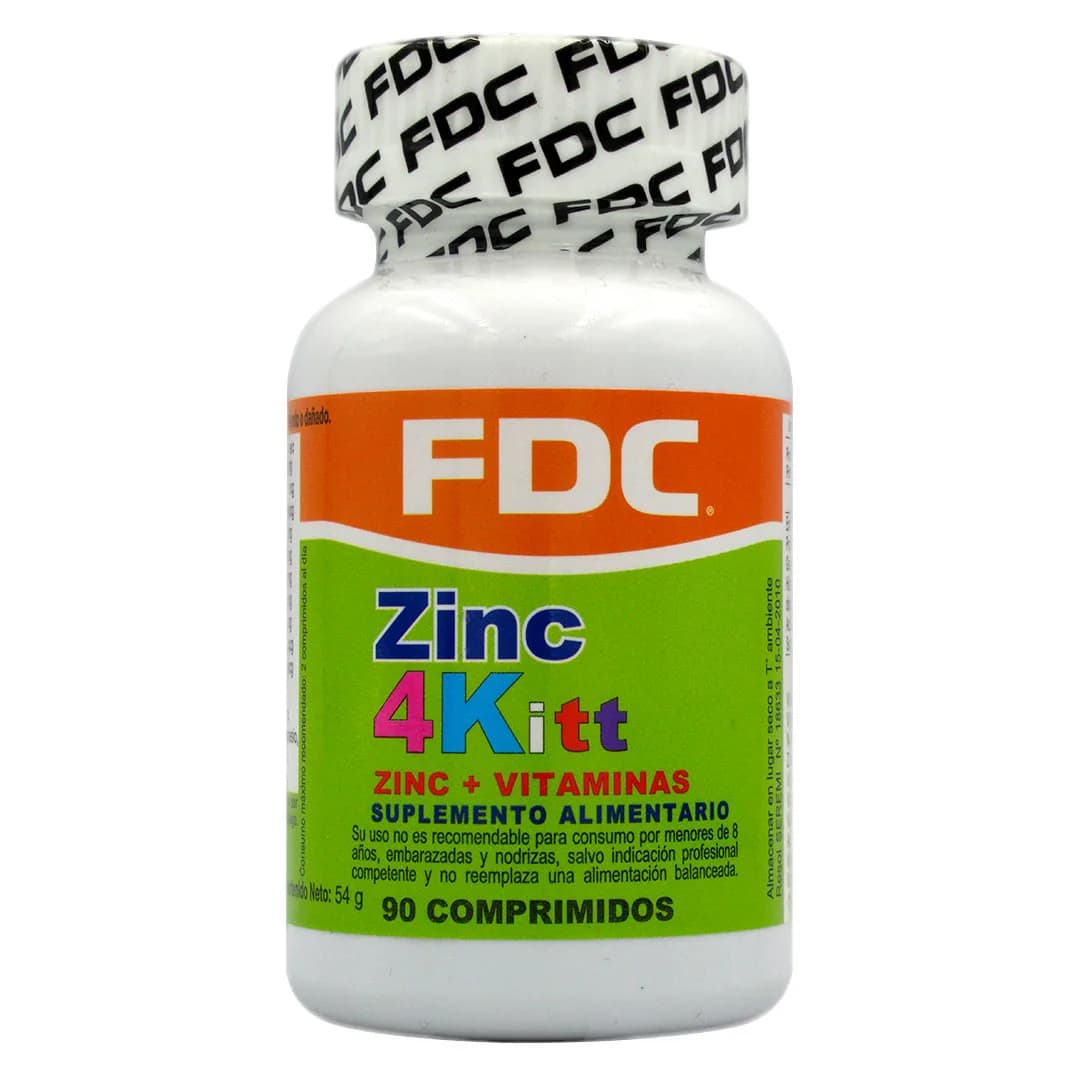 Zinc 4 Kitt con Vitaminas 90 comprimidos