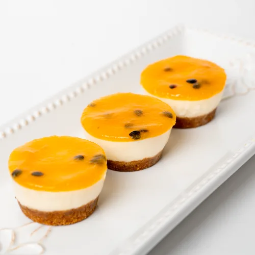 Caja 8 Mini Cheesecakes de Maracuyá Keto, Sin Azúcar Añadida, 320 g