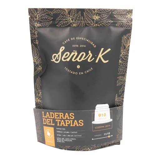 Café Colombiano Laderas, 10 Cápsulas Biodegradables