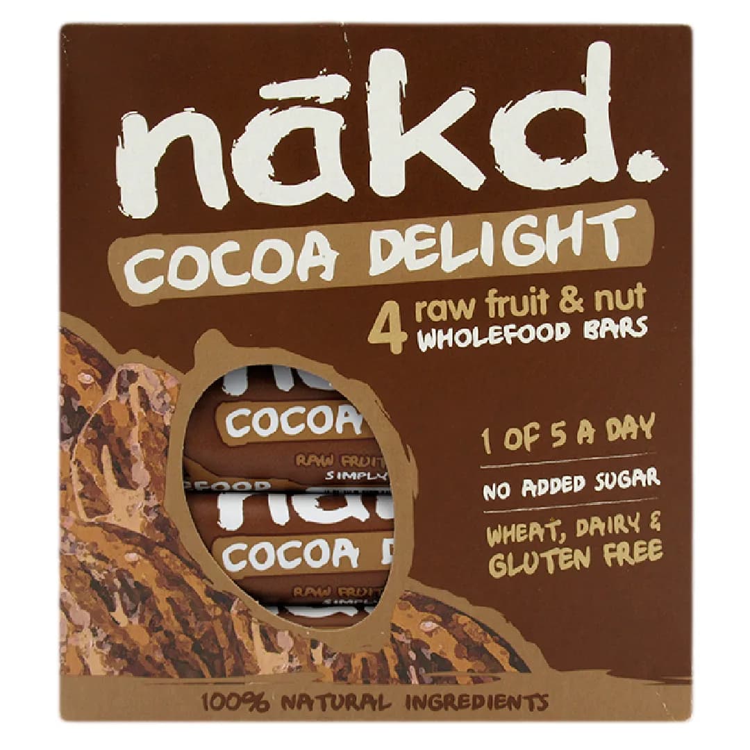 Pack de 4 barras Frutos Secos sabor Cocoa Delight 35 grs