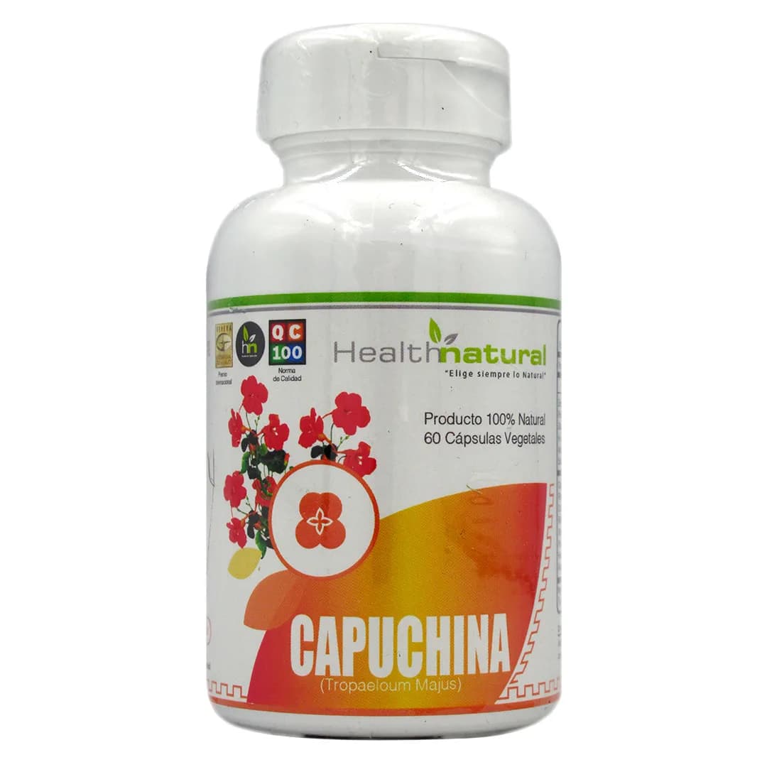 Capuchina 500mg 60 Capsulas Vegetales