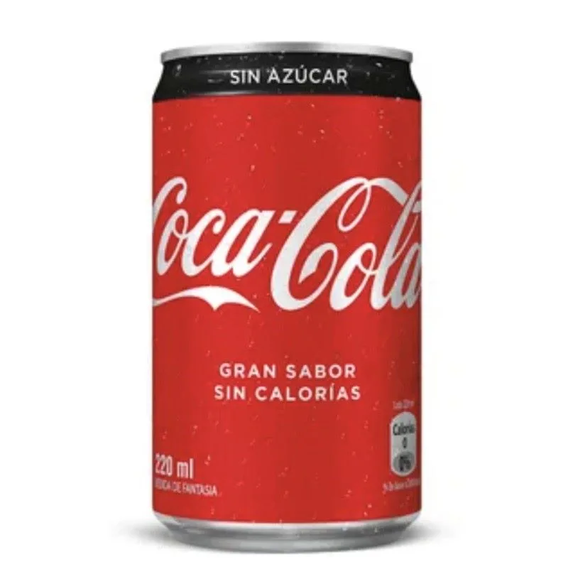 Coca-Cola Zero Sin Azúcar Lata 220 Ml