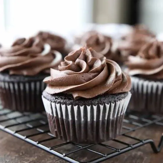 Cupcakes Keto sin azúcar Sabor Chocolate 6 un