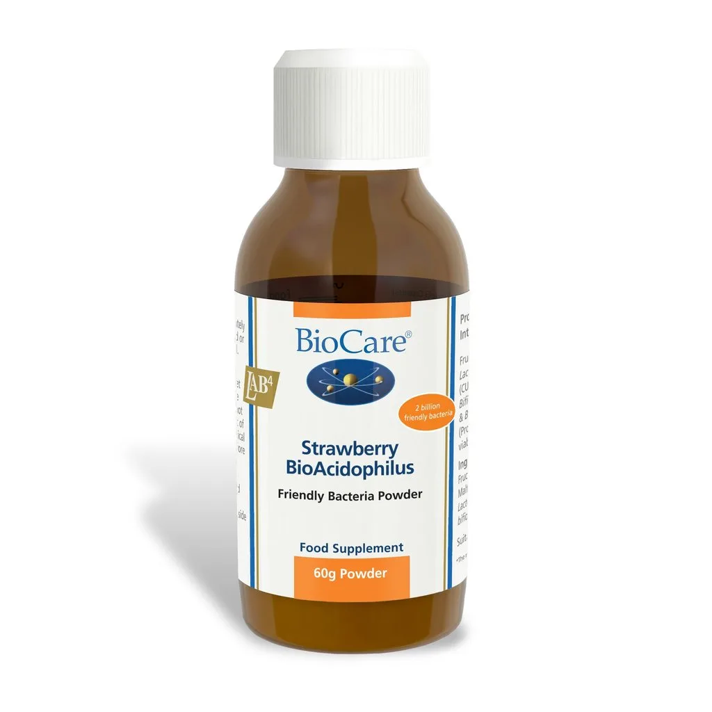 Probióticos - BIOACIDOPHILUS de Frutilla en polvo 60 grs