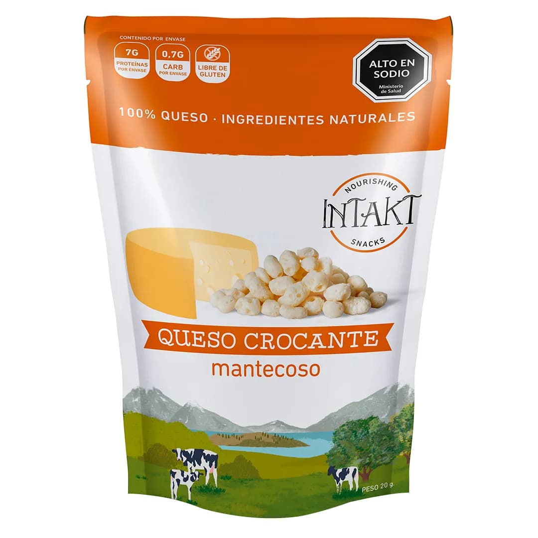 Snack Queso Crocante Mantecoso 20 grs