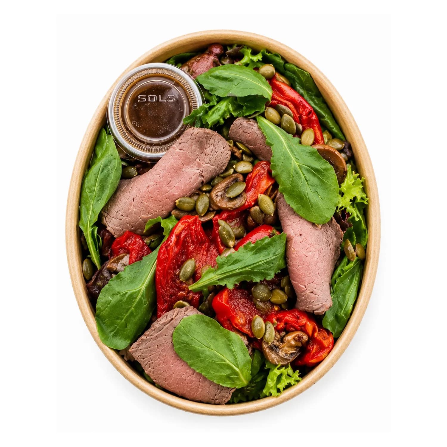 Ensalada Roast Beef y Verduras Asadas, 260 g