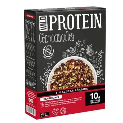 Granola Proteica Berries Sin Azúcar Añadida Sin Sellos 300 grs