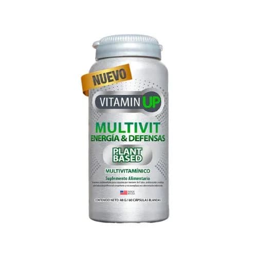 Vitamin UP Multivit Energia y Defensas 60 Tabletas