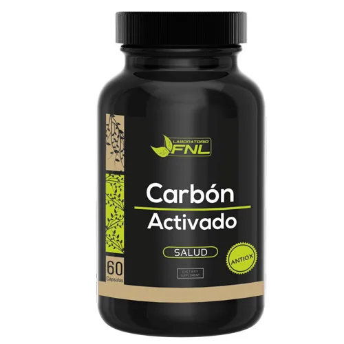 Carbón Activado 500 mg 60 cápsulas
