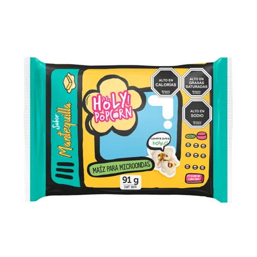 Palomitas de Maíz para Microondas Sabor Mantequilla 91 grs