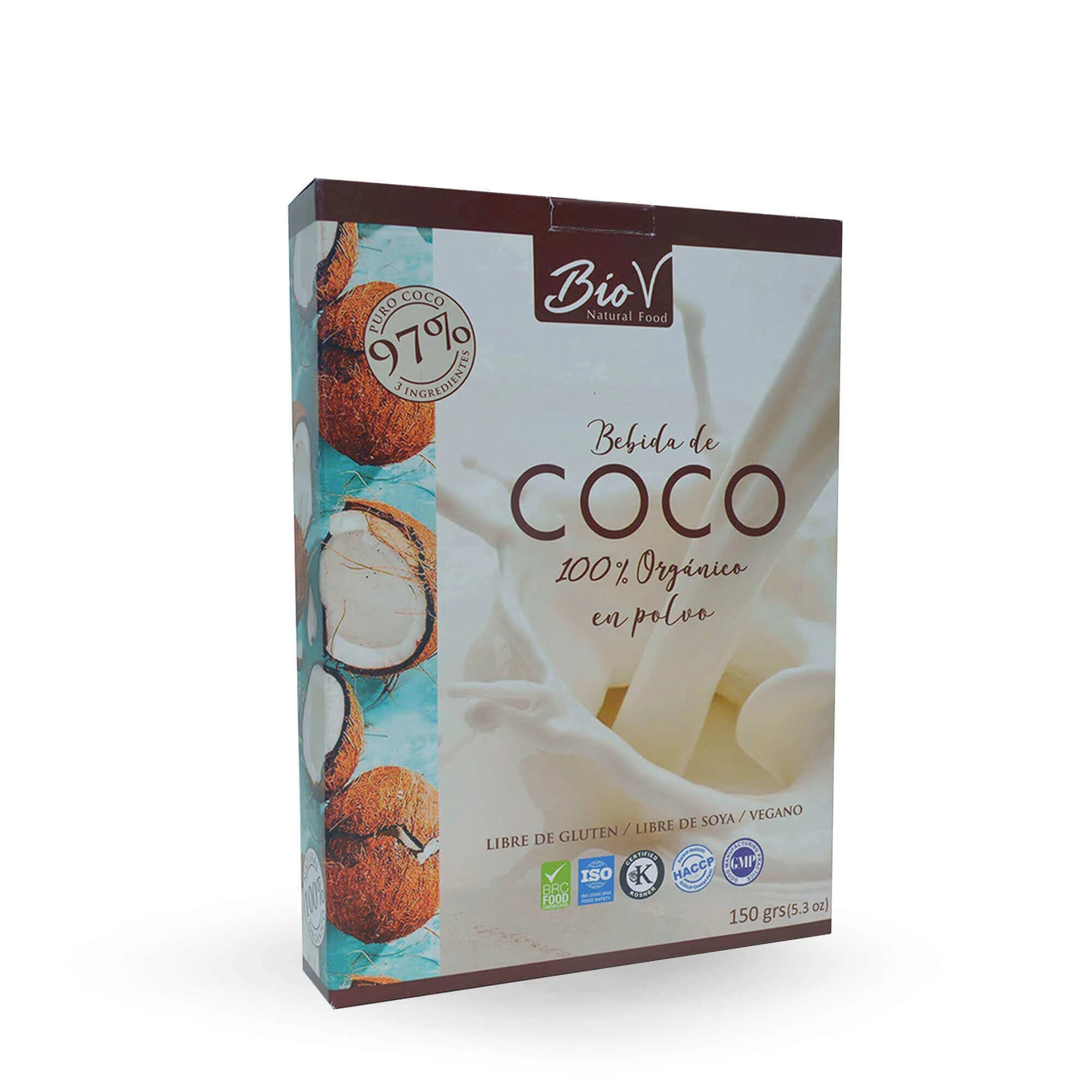 Alimento Vegetal de Coco Orgánico 150 grs