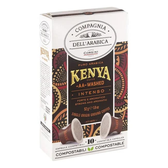Café Gourmet en Cápsula «Variedad Kenya», 10 un