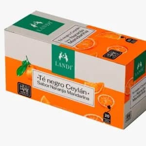 Té Negro Ceylan Naranja Mandarina 20 bolsas
