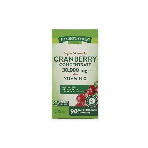 Cranberry 30000mg + Vitamina C 90 Capsulas